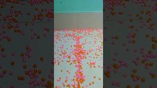 Satisfying beads reverse ❤️💚💜💜💜💚 reverseshorts statisfyingasmr satisfyingreverse asmrsounds [upl. by Atnoved]