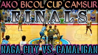 FINALS AKO BICOL CUP CAMARINES SUR  NAGA CITY VS CAMALIGAN HIGHLIGHTS [upl. by Ydnac]