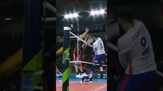 Earvin Ngapeth smooth spike 😳😱volleyball cevvolleyball [upl. by Eiramanel361]