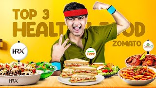 Trying Top 3 Healthy Restaurants on Zomato [upl. by Aprile520]