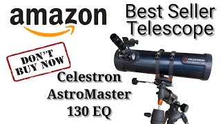 Celestron AstroMaster 130 EQ Motor Drive Telescope  An Honest Review telescope [upl. by Warfore]