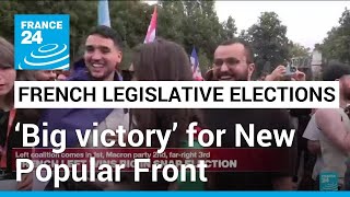 French legislative elections ‘Big victory’ for New Popular Front • FRANCE 24 English [upl. by Clary466]