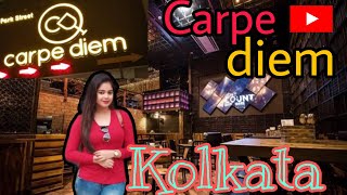 Carpe diem Cafe Park Street area West Bengal New place dailyvlog 2023newvlog foodie [upl. by Naillimixam]