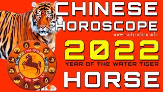 Horse Horoscope 2022 Chinese Predictions [upl. by Cristobal]