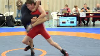 Wrestling  Ringen Sparkassenpokal Jena Jugend A 60 kg Freestyle Scheibel  Ammanuyl [upl. by Enytsuj]