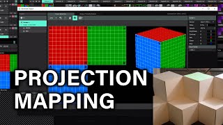 Projection Mapping Tutorial Resolume  VJ Loops Box Mapping V1 [upl. by Areikahs]