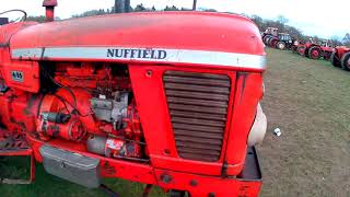 1968 Nuffield 465 38 Litre 4Cyl Diesel Tractor 65 HP [upl. by Nipsirc]