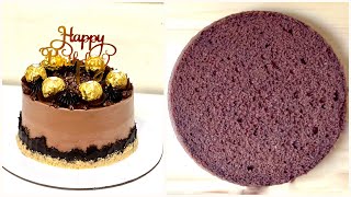 Ferraro Rocher Chocolate Cake Recipe  Eggless Nutella Birthday Cake Recipe [upl. by Lleroj]