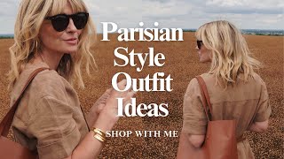 FRENCH SUMMER STYLE try on AT SEZANE AND MAJE PARIS  14 Parisian Style Outfits [upl. by Menken]