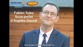 Présentation de Fabien Tuleu nouveau sous préfet dArgelès Gazost [upl. by Newton699]