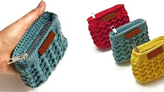 Wow  Hand wallet for ladies in hindiurdu Crosia Hand purse  Crochet wallet ❤️ [upl. by Aihseken]