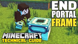 GET END PORTAL FRAMES IN SURVIVAL Technical Guide S2EP59 [upl. by Nylyak]