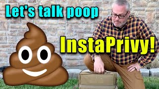 InstaPrivy Off Grid Toilet Review 💩 Lets talk poop [upl. by Oenire555]