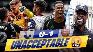 3 LOSSES AT HOME IN A ROW IS UNACCEPTABLE 🤬 IM FUMING Tottenham 01 Arsenal EXPRESSIONS REACTS [upl. by Larkins]