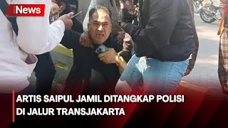 VIRAL Saipul Jamil Ditangkap di Jalur Transjakarta [upl. by Natty]