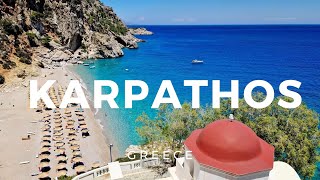 Karpathos Greece ► Video guide 15 min  4K [upl. by Brittnee949]