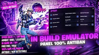 INTRODUCING THE LATEST INBUILT EMULATOR PANEL  BEST STREAMER AND TOURNAMENT PANEL  D4XA1 PANEL FF [upl. by Amelia]