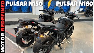 2024 Bajaj Pulsar N150 Digital Meter Vs Bajaj Pulsar N160 Digital Meter Comparison [upl. by Qirat822]