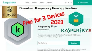 Kaspersky Antivirus free activation for 3 devices  IT Road [upl. by Lief]