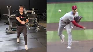 Pitching How to Throw Harder  Deceleration Shoulder Horizontal Adduction Mobility Series [upl. by Eniroc770]