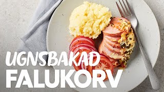 Godaste ugnsbakade falukorven med bostongurka och tomat [upl. by Haliak]