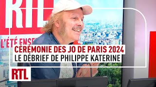 Cérémonie des JO de Paris 2024  le débrief de Philippe Katerine [upl. by Birkner]