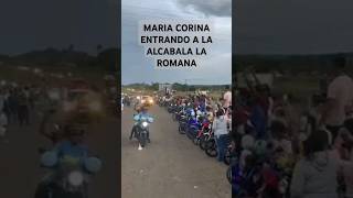 MARIA CORINA ENTRANDO A LA ALCABALA LA ROMANA noticias noticiasdevenezuelahoy mariacorinamachado [upl. by Oni]