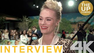 Jessica Madsen interview on Bridgerton season 2 Cressida Cowper at London premiere [upl. by Musa]