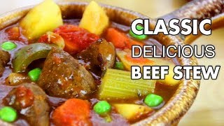 Hearty Classic BEEF STEW [upl. by Sirromad]