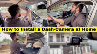 DashCamera InstallationWiring at home  70mai Dash Camera [upl. by Ytoc]