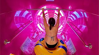 ScreamWorthy Fun Riding the Twister Slide at Miramar Waterpark Germany [upl. by Freed]