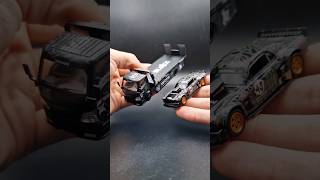 KEN BLOCK Hoonicorn and Team Transport Hauler 😍Micro Turbo YM Model  kenblock Shorts Diecast [upl. by Idonna]