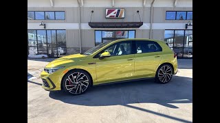 2022 Volkswagen GTI in Pomelo Yellow MetallicSOLD [upl. by Laet]