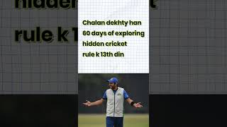 DAY 13 learn cricket reels cricketlover babarazam viratkohli viral sports shorts pcb icc [upl. by Dolphin]