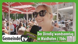 Der Dirndlgwandsonntag 2023 in Waidhofen an der Ybbs [upl. by Lednew]