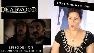 Deadwood 1x3 Reaction  Reconnoitering the Rim  First Time Watching [upl. by Groos]