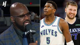 Inside the NBA reacts to Mavericks vs Wolves Game 2 Highlights [upl. by Aerbas]