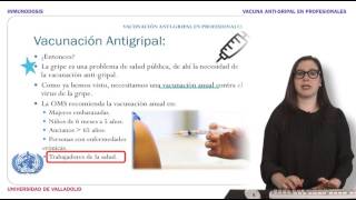 LA VACUNA ANTIGRIPAL EN PROFESIONALES [upl. by Ellehc]