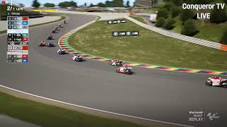 Race Moto2 Sachsenring GermanGP 2024 [upl. by Aerdnas]