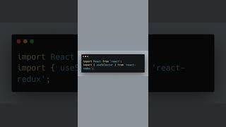 Simplify Redux with useSelector ReactRedux [upl. by Eastlake327]