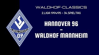 199495  Hannover 96  SV Waldhof Mannheim [upl. by Murtagh]