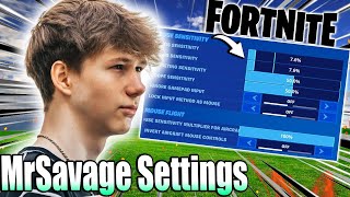 MrSavage Fortnite Settings And DPI  MrSavage Sensitivity 2024 [upl. by Ajit]