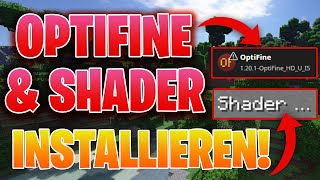 Minecraft Optifine installieren  Wie installiert man Shader in Minecraft 1201 Windows 11 Deutsch [upl. by Kalfas]