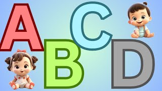 A B C D E F G H I J K L M N O P Q R S T U V W X Y Z  English Alphabets for pre school kids  A to Z [upl. by Ellennoj54]