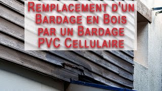 Bardage  remplacement du bois par un bardage en PVC cellulaire [upl. by Eisse]