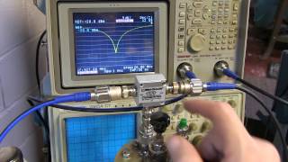 248 Tune Bandpass Cavity Filter using Return Loss w Directional Coupler [upl. by Roderick]