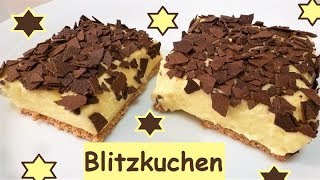 Blitzkuchen Schneller 10 Minuten Schaumkuchen ohne backen Fast 10 minute foam cake [upl. by Eelrak817]