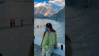 suspension bridge hunza gb foryou goviral shorts travel tour trending nature trip sadsong [upl. by Kosak]