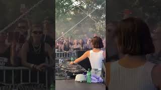 Nina Kraviz at Tension Festival 🇨🇭🔥 shorts fyp techno rave technotok dance [upl. by Eldreda]