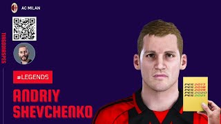 Andriy Shevchenko TiagoDiasPES AC Milan Chelsea Dynamo Kyiv Face  Stats  PES 2021 [upl. by Park]